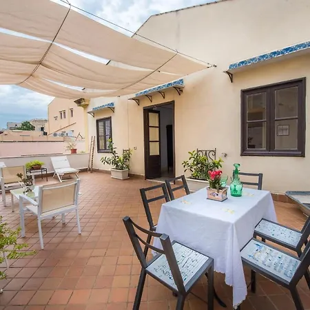 Casa D'arte Ugdulena Con Piscina E Terrazza Feriehus Palermo